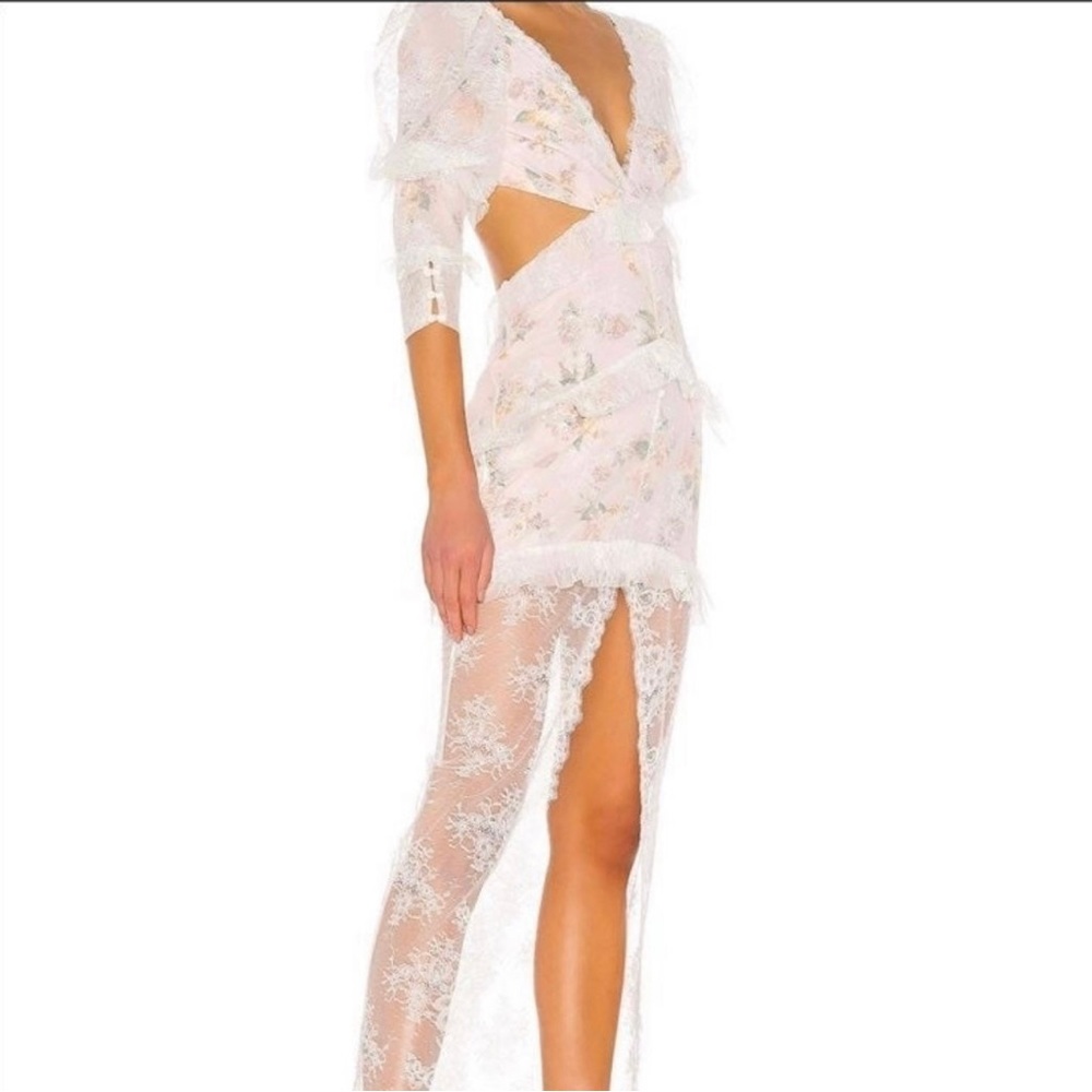 For Love and Lemons Pearl Pink Maxi Dress - XS - Picture 4 of 6